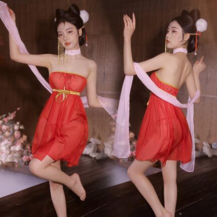 See-through tube top dress